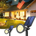 Solar Lights Outdoor Waterproof IP65, 3000K Super Bright LED, 2 Lighting Modes by JEJOT