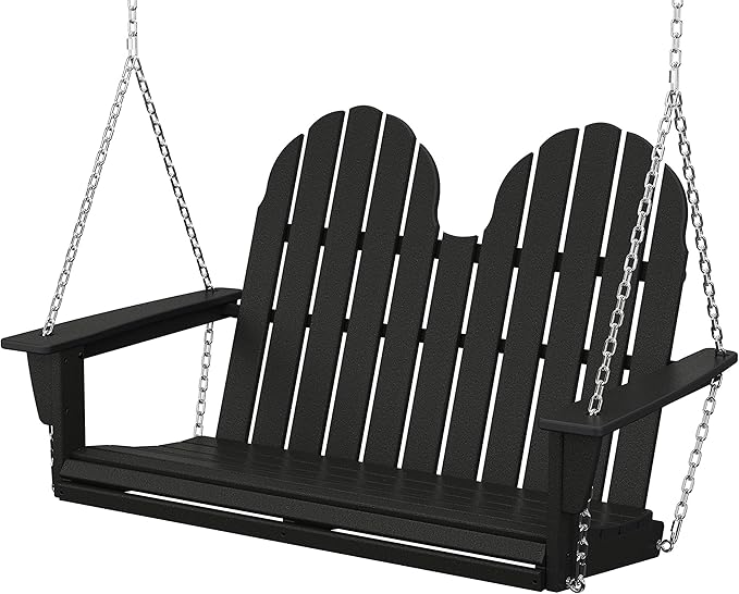 POLYWOOD® Vineyard Adirondack Chair Wood Swing by POLYWOOD