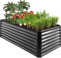 Best Choice Products 6x3x2ft Outdoor Metal Raised Garden Bed, Deep Root Box by BestChoiceProducts