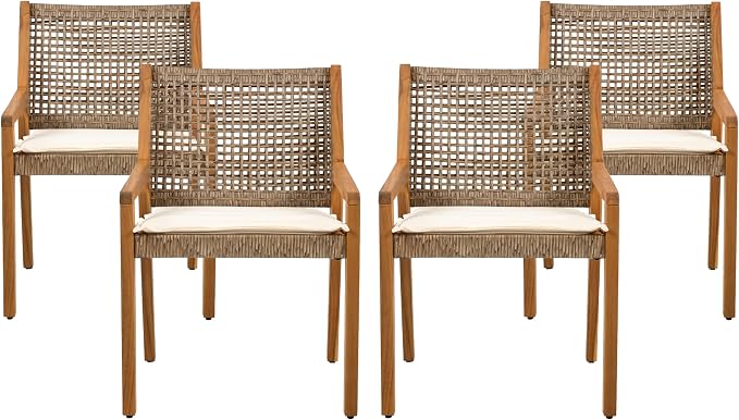 Christopher Knight Home Verle Wooden Patio Dining Set - Image 4