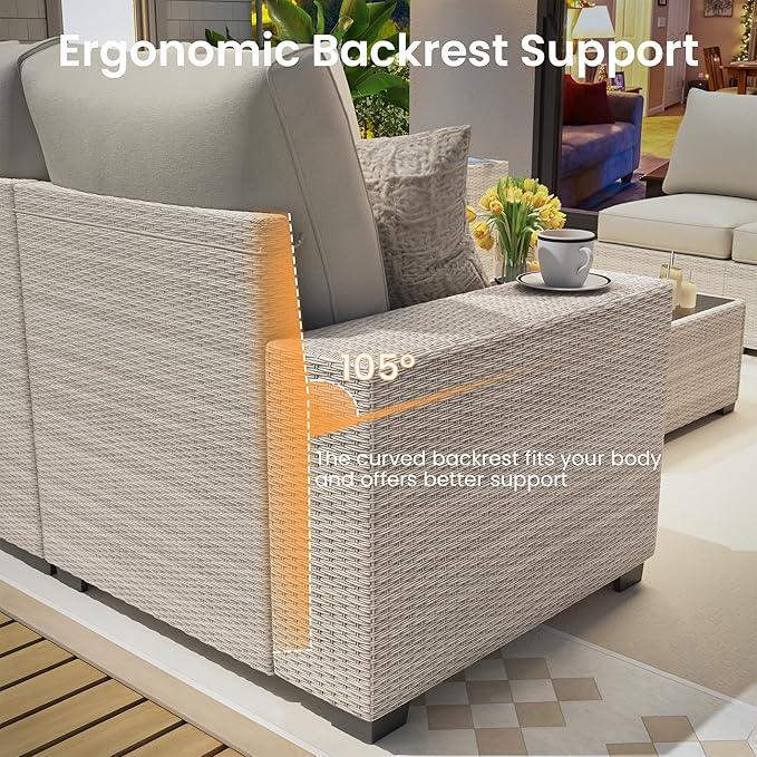 9 Piece Outdoor Patio Furniture Set - Image 9