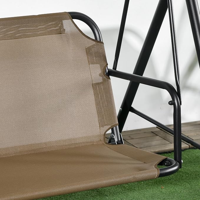 Outsunny 3-Person Porch Swing - Image 6