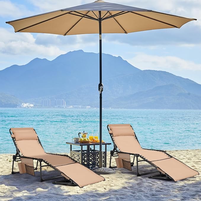 Yaheetech 22.4" Tanning Chair - Image 2