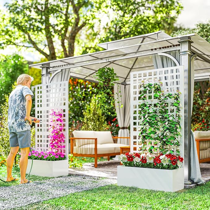 Outsunny Galvanized Raised Garden Bed - Image 8