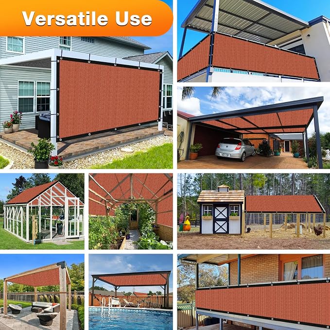 Artpuch 90% Sun Shade Cloth, 7 x 24 FT Pergola Shade Cover Canopy - Image 6