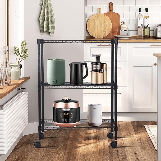 BestOffice | 3-Tier Wire Storage Shelves - Image 2