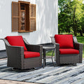 Joyside Wicker Patio Furniture Sets, 3 Pieces Upgraded Large Size Outdoor by Joyside