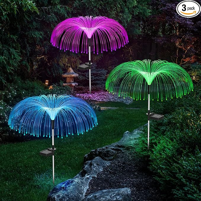Vosaro Solar Flower Lights Outdoor Garden Decorations Waterproof, Solar Yard by VosaroUS