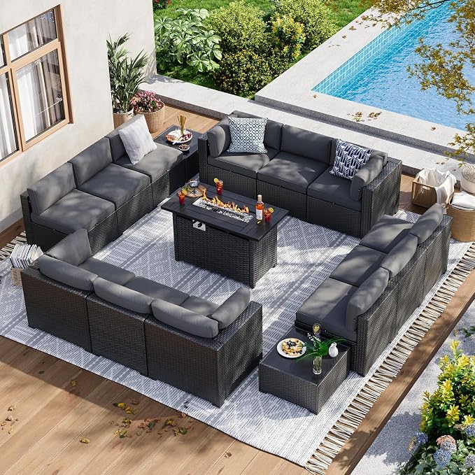 Aoxun 15 Piece Patio Furniture Set by Aoxun