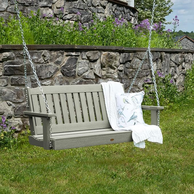 Highwood Lehigh Porch Swing, 4 Feet, Eucalyptus - Image 2