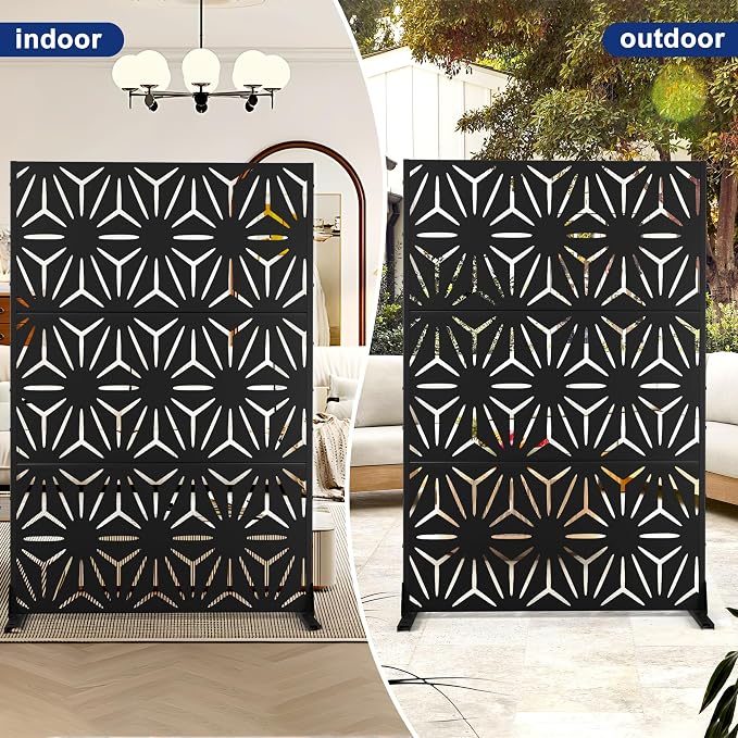 Outdoor Privacy Screen, Freestanding Privacy Fence Panels - Image 6