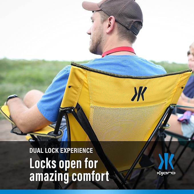 Kijaro XXL Dual Lock Portable Camping Chair - Image 8