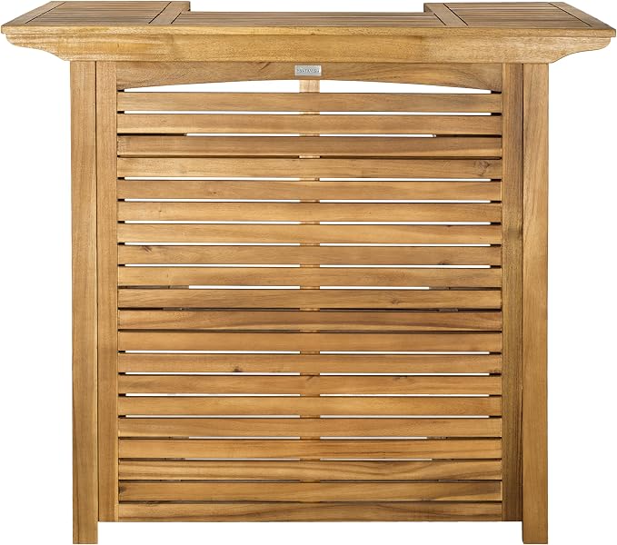 Safavieh Outdoor Collection Monterey Teak Bar Table - Image 8