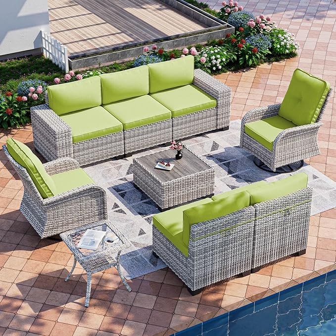 9-Piece Outdoor Patio Furniture Set by MuphyersPatioFurniture