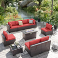 ALAULM 10 Pieces Patio Furniture Set by ALAULM