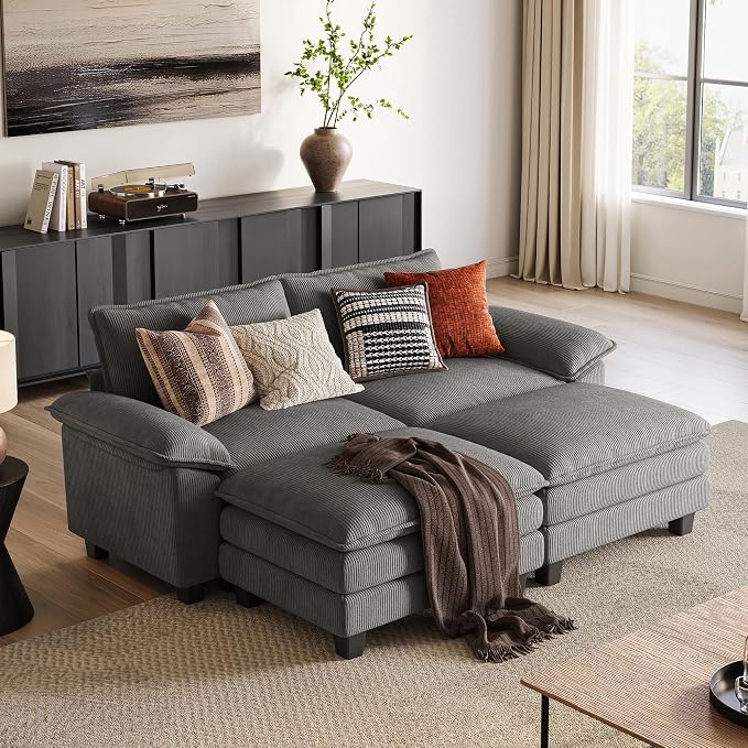 LINSY HOME Modular Sectional Sofa by LINSYHOME