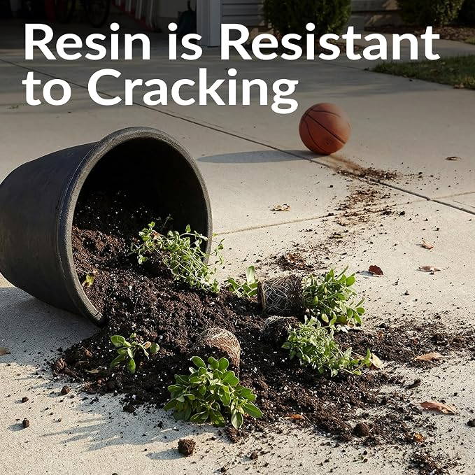 Sunnydaze 20-Inch Anjelica Large Plastic Pot - Image 4