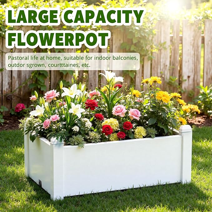 14 Gallon Raised Garden Bed, Self-Watering Raised Planter Box - Image 4