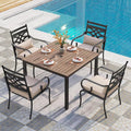 PHI VILLA 5 Pieces Outdoor Dining Set by PHIVILLAThepioneerofcomfortablehouseholdsupplies