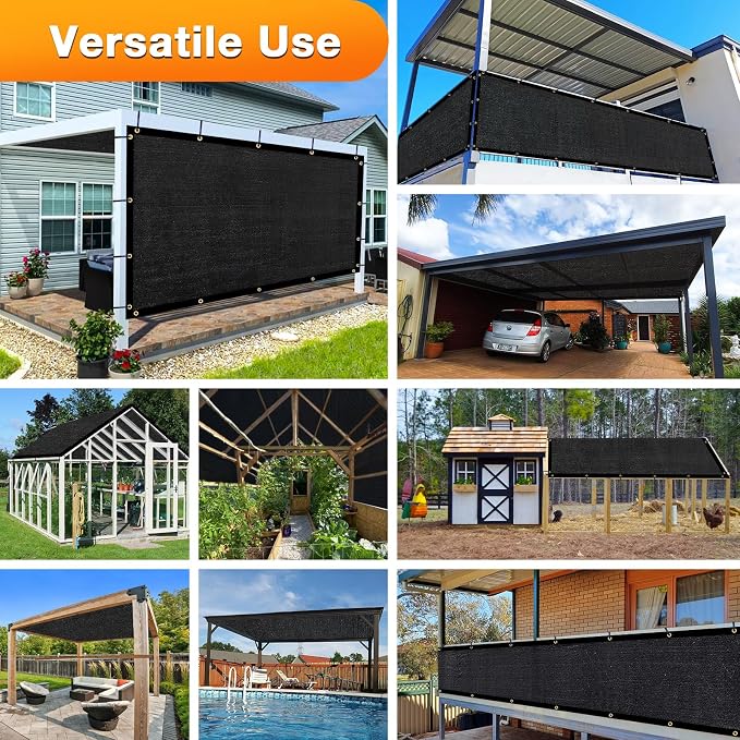 Artpuch Outdoor Pergola Shade Cover 21x24 FT Sun Shade Cloth - Image 6
