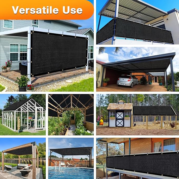 Artpuch Outdoor Pergola Shade Cover 12x17 FT Sun Shade Cloth - Image 6