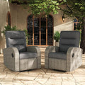 LayinSun Oversized Wicker Outdoor Swivel Glider Recliner by LayinSun