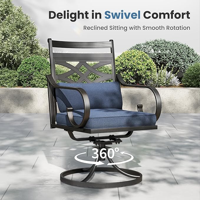 PHI VILLA 7 Pieces Outdoor Dining Set - Image 3