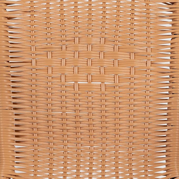 Flash Furniture Lila 4 Pack Beige Rattan Indoor-Outdoor Restaurant Stack Chair - Image 16