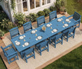 SERWALL Patio Dining Sets for 10 Person, HDPE Dining Set by SERWALL