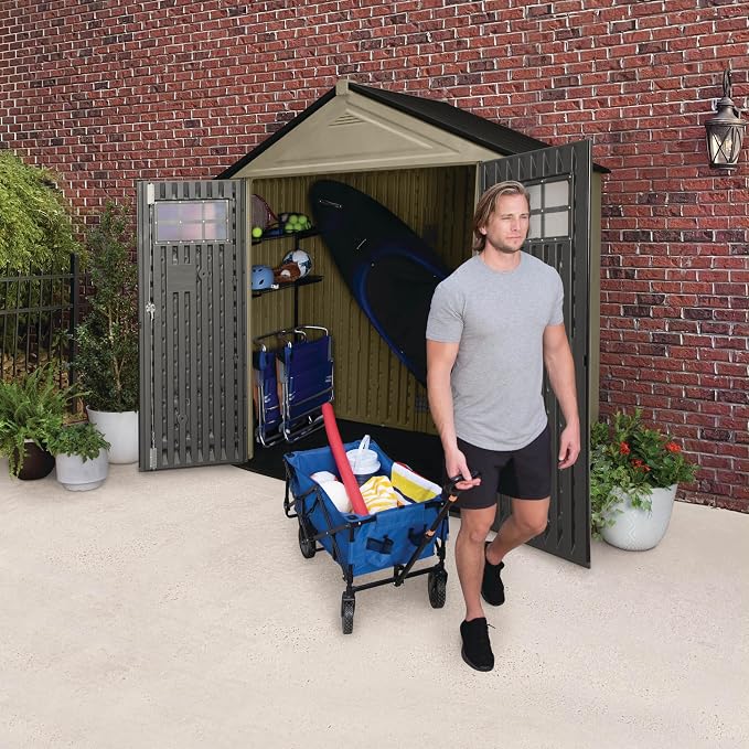 Rubbermaid Resin Outdoor Storage Shed - Image 11