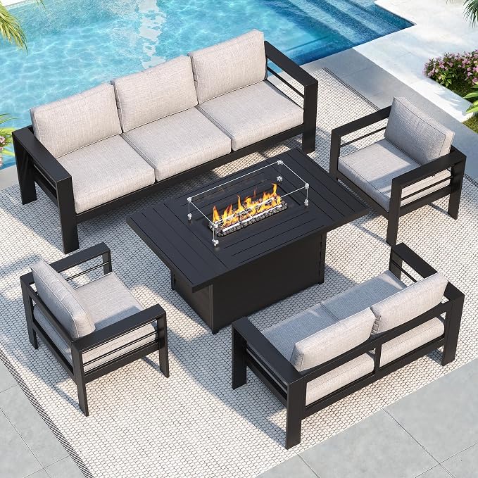 Solaste Aluminum Patio Furniture Set - Image 2