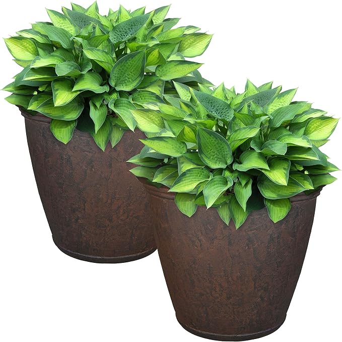 Sunnydaze 15.25-Inch Anjelica Large Plastic Pot by SunnydazeDecor
