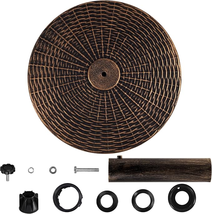 Yaheetech 22 lbs Heavy Duty Outdoor Umbrella Base 18" Round Patio All-Weather - Image 8