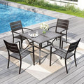 PHI VILLA 5 Pieces Outdoor Patio Dining Set by PHIVILLAThepioneerofcomfortablehouseholdsupplies
