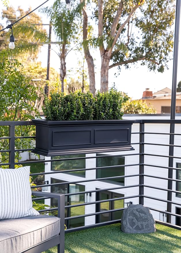 Veradek Brixton Series Plastic Railing Planter - Image 4