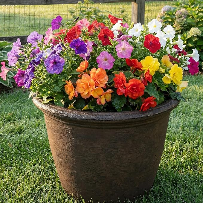 Sunnydaze 20-Inch Anjelica Large Plastic Pot - Image 7