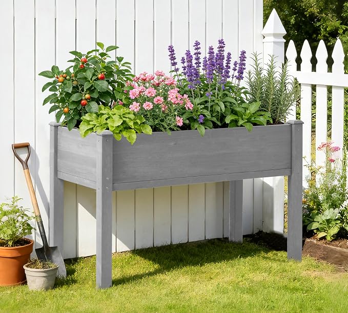 SoliWood Set of 2 Raised Garden Bed - Image 2