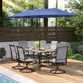 PHI VILLA Outdoor Patio Dining Set by PHIVILLAThepioneerofcomfortablehouseholdsupplies