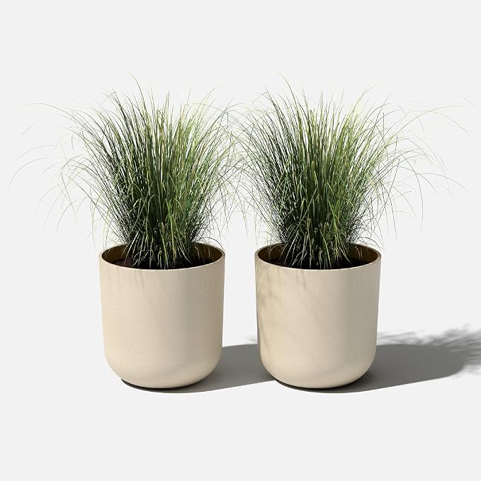 Veradek Round Lima Plastic Planter Pots - Image 8