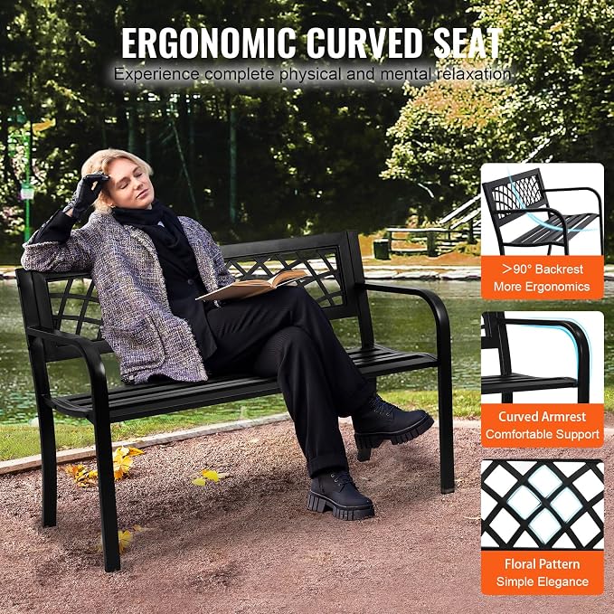 VEVOR Outdoor Bench, Patio Bench - Image 6