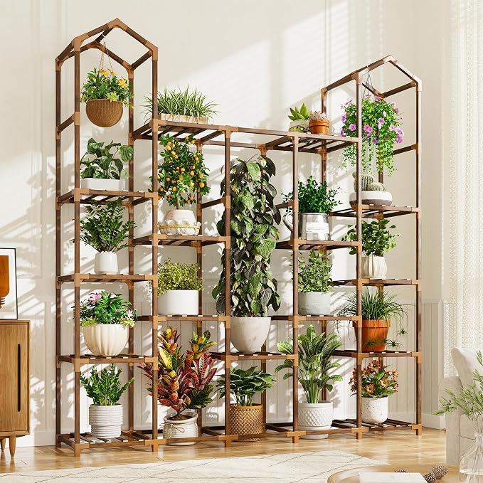 EnHomee Plant Stand Indoor Plant Stands Outdoor Tall Plant Shelf by EnHomee