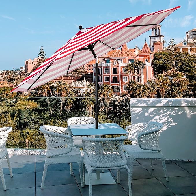 Sunnyglade 9' Patio Umbrella Outdoor Table Umbrella - Image 5