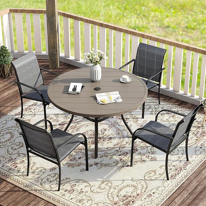 VICLLAX 5 Pieces Patio Dining Set by HOME