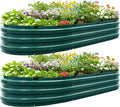 KING BIRD Raised Garden Bed Kit 2025 Upgraded Quick-Setup Galvanized Planter by KINGBIRD