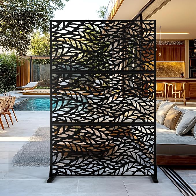 Outdoor Privacy Screen, Freestanding Privacy Fence Panels by FENCY