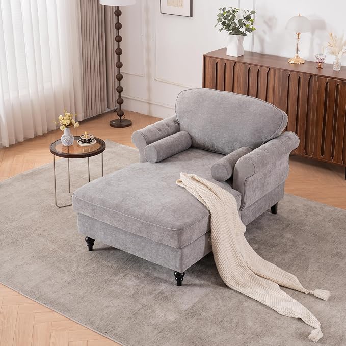GDFStudio Chenille Recliner Sofa Chair by GDFStudio
