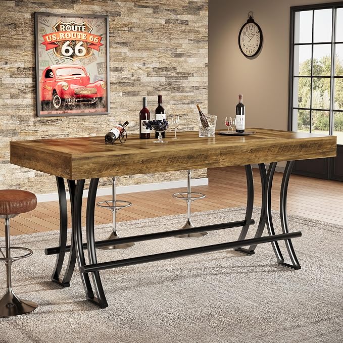 Tribesigns 63" Counter Height Bar Table by Tribesigns