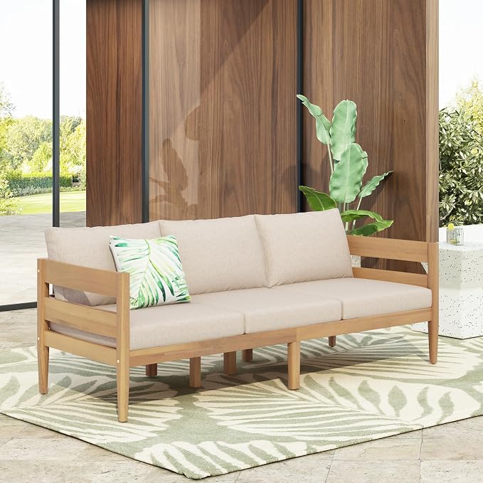 Christopher Knight Home Kavets 76.25'' W Outdoor 3 Seater Sofa by ChristopherKnightHome