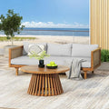 Christopher Knight Home Claremont Patio Sofa and Coffee Table Set, 2 Piece by ChristopherKnightHome