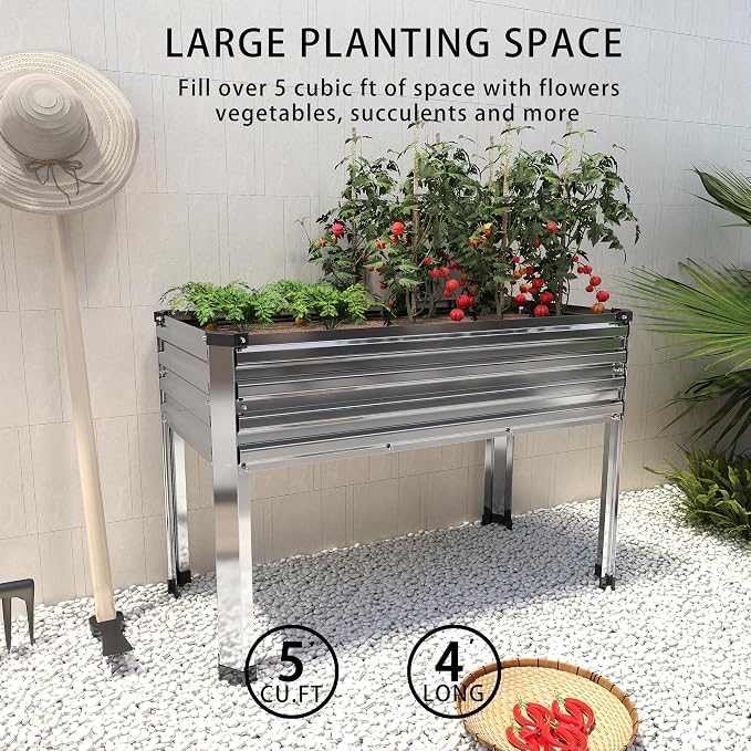 2PCS Galvanized Raised Garden Bed - Image 5